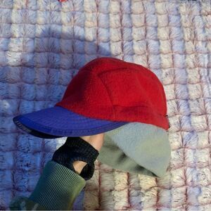 Vintage Patagonia 5 panel Duck Bill Fleece Hat